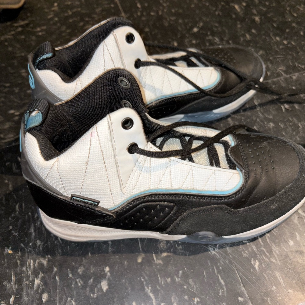 And1 Black and White Basketball Sneakers